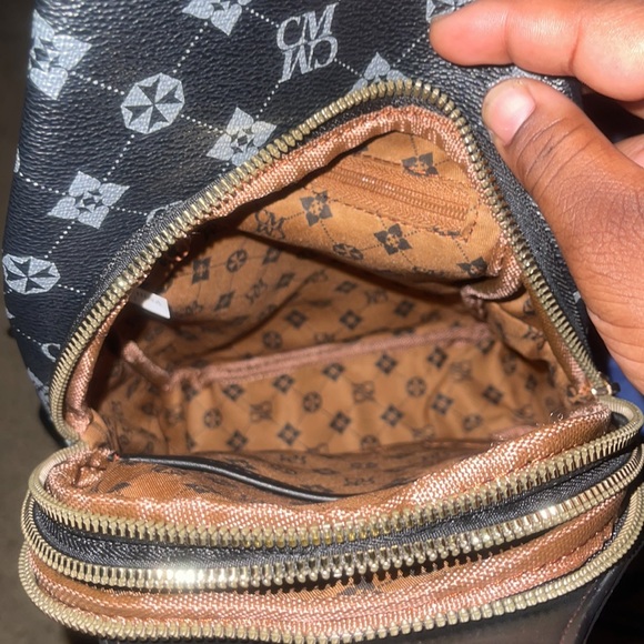 CharisMa satchel purse and wallet to match black and brown small - Picture 2 of 4